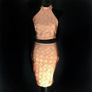 •SOLD• Tan Two Piece Dress